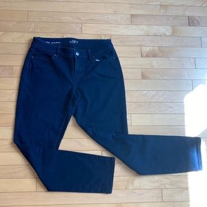 LOFT Curvy Skinny Dark Wash